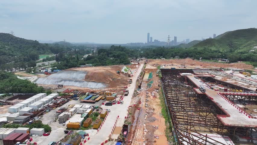 Discover the comprehensive planning for Hong Kong Northern Metropolis Development Kwu Tung North New Mitdown Area, integrating residential, commercial, research, and agricultural zones