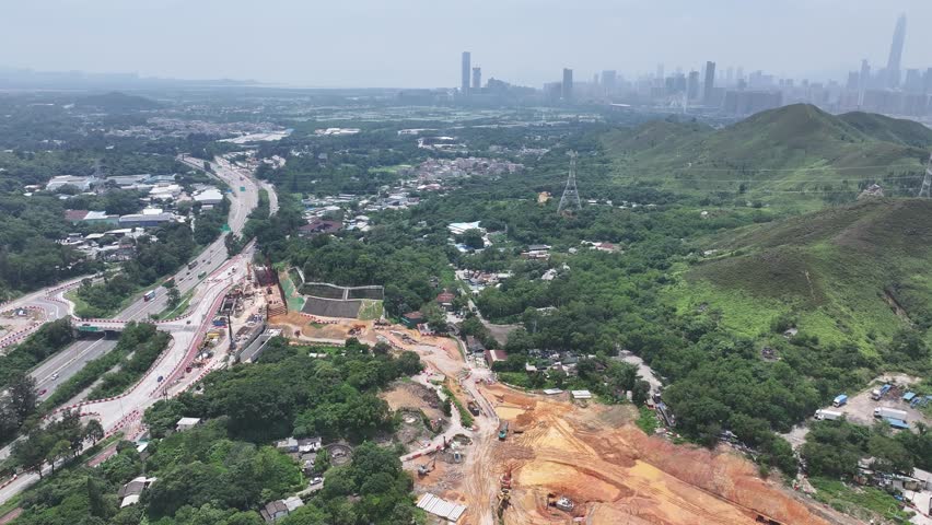 Discover the comprehensive planning for Hong Kong Northern Metropolis Development Kwu Tung North New Mitdown Area, integrating residential, commercial, research, and agricultural zones