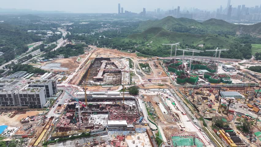 Discover the comprehensive planning for Hong Kong Northern Metropolis Development Kwu Tung North New Mitdown Area, integrating residential, commercial, research, and agricultural zones