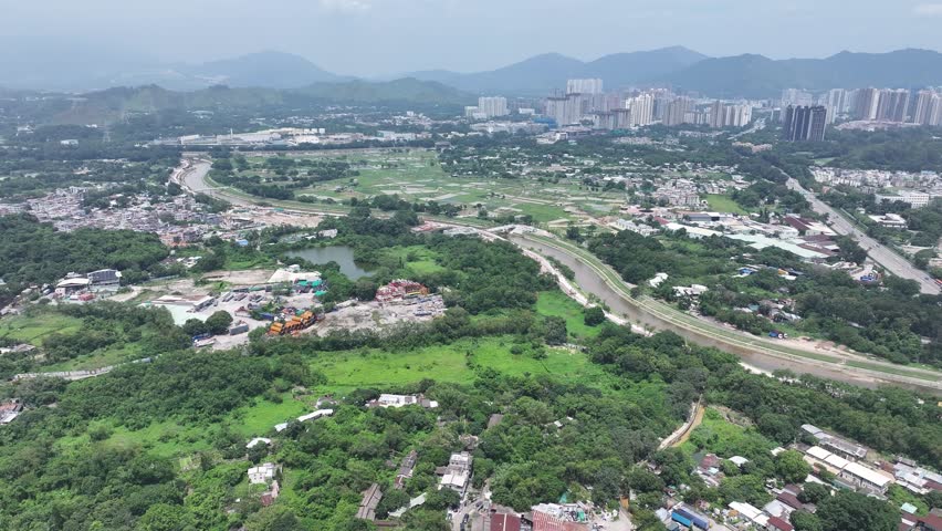 Discover the comprehensive planning for Hong Kong Northern Metropolis Development Kwu Tung North New Mitdown Area, integrating residential, commercial, research, and agricultural zones