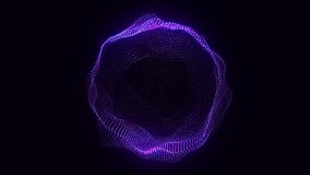 Technology blue torus with connecting dots and lines. Digital abstract network structure. 3D rendering. - Powered by Shutterstock - Get 15% off with code: PIKWIZARD15