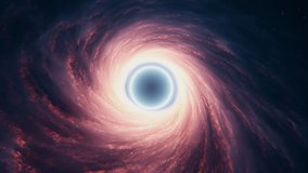 In outer space, a highresolution animation shows a mesmerizing black hole with swirling cosmic patterns in the galaxy - Powered by Shutterstock - Get 15% off with code: PIKWIZARD15