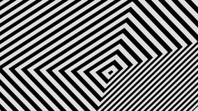 Geometric shapes from stripes.
Abstract background with black and white stripes.Wallpaper for design.
