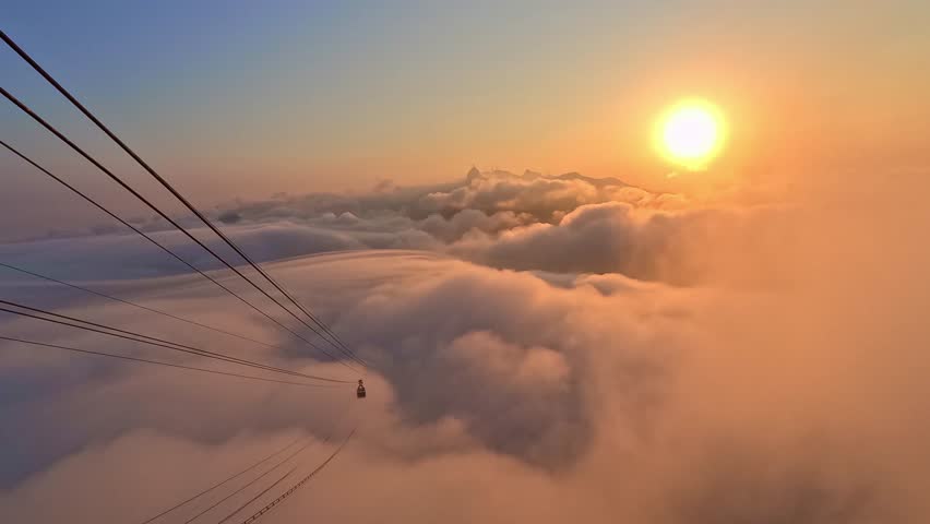 Timelapse of Sugarloaf Mountain: From Sunset to Nightfall, Capturing Clouds, Christ the Redeemer, and Copacabana
