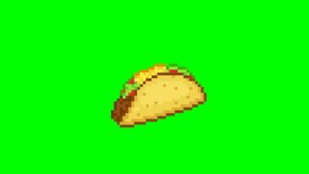 Beef taco, Food animation pixel art - Powered by Shutterstock - Get 15% off with code: PIKWIZARD15