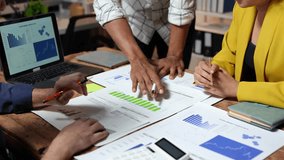 Business concept: group of Asian businessmen discussing, consulting, meeting and calculating charts and graphs showing the growth of financial investment results. online marketing Successful teamwork - Powered by Shutterstock - Get 15% off with code: PIKWIZARD15