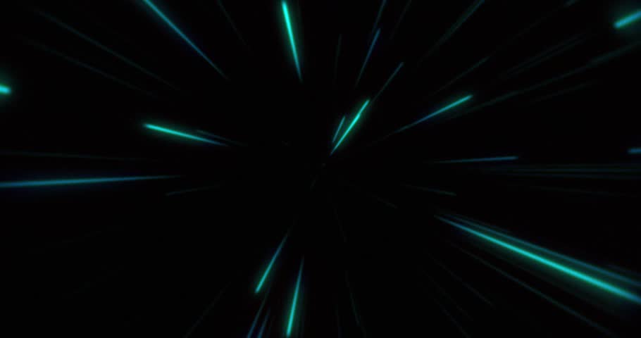 A stock motion graphics video featuring green lights rapidly moving through a black tunnel, creating a futuristic and dynamic visual effect. The seamless loop conveys a sense of speed and energy, idea