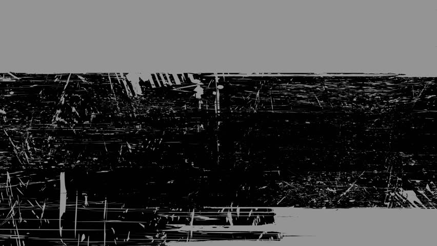 Grungy Brush Stroke Animation Gritty Ink Stain Paint Brush Transition To Black Screen Wipe 4K MOV Transparent Background
