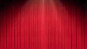 The video features golden confetti effects over a theater curtain, creating a festive and celebratory atmosphere, with the curtain and confetti looping seamlessly against a plain background. - Powered by Shutterstock - Get 15% off with code: PIKWIZARD15