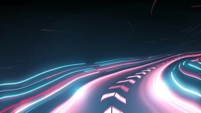 Speed Logo Timelapse Effect. Blue and Red speed motion particle, cyber speed effect particle element. High Speed Intro Background - Powered by Shutterstock - Get 15% off with code: PIKWIZARD15