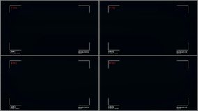 CCTV monitoring screen template, isolated, real cctv empty template - Powered by Shutterstock - Get 15% off with code: PIKWIZARD15