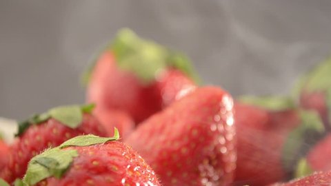 Strawberries In a Bowl - Dolly In