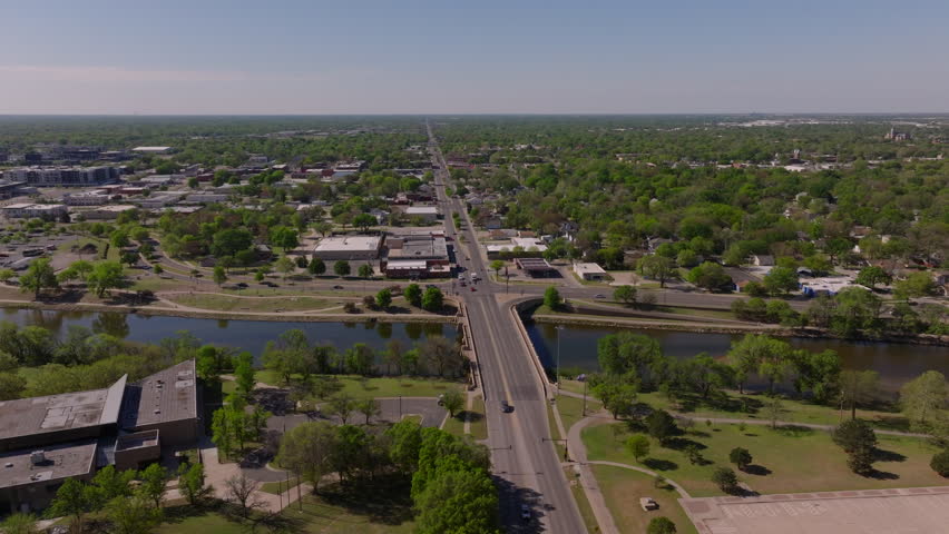 Aerial view of Wichita