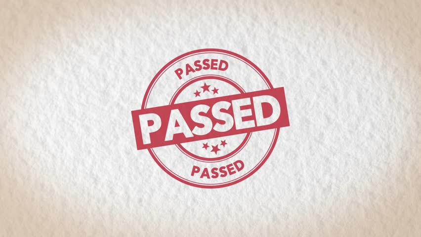 Passed round stamp vintage background
