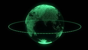 Global network connection. Green futuristic world map. Concept of planet Earth. 3D rendering. - Powered by Shutterstock - Get 15% off with code: PIKWIZARD15