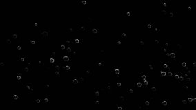 Bubble surges on black background move upwards, 4k, loop - Powered by Shutterstock - Get 15% off with code: PIKWIZARD15