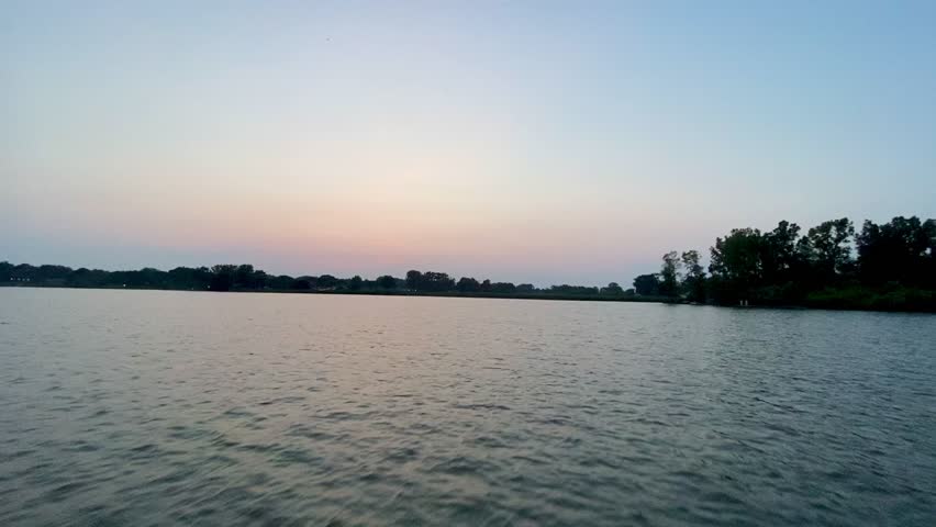 Sunset at Sylvan Lake, MI