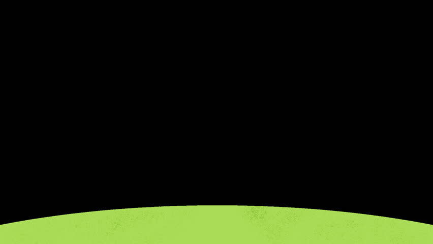 animation of straight road to the mountain on alpha