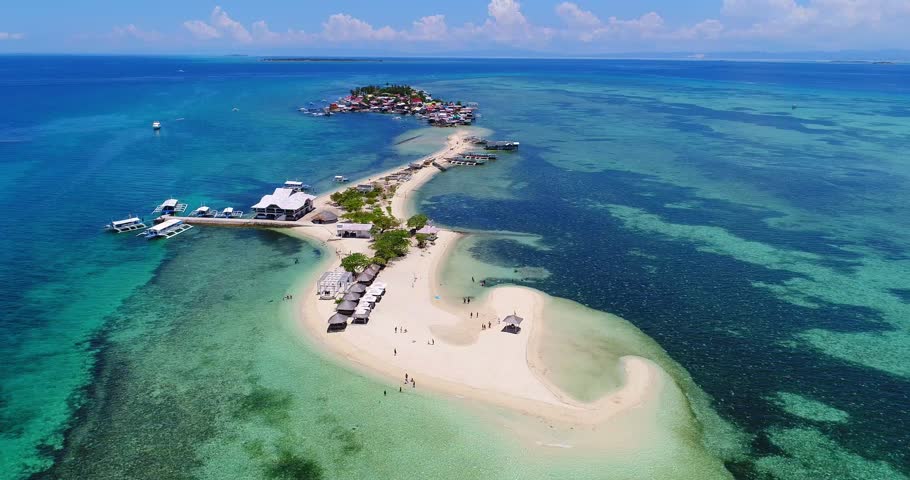 Philippines Cebu Pandanon Island 4k Video