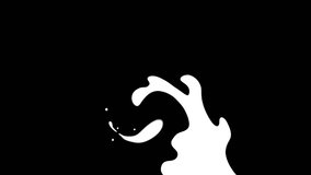 White fluid transitions loop animation - Powered by Shutterstock - Get 15% off with code: PIKWIZARD15