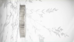 Serene White Forest Silhouette with Wooden Platform - Powered by Shutterstock - Get 15% off with code: PIKWIZARD15