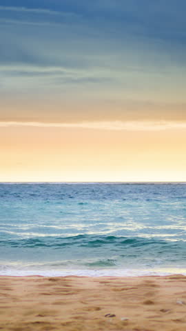 Watching the sunrise over the ocean brings a sense of peace, joy, and connection to nature. The serene beach, soothing waves, and expansive sky form a tranquil and aweinspiring view