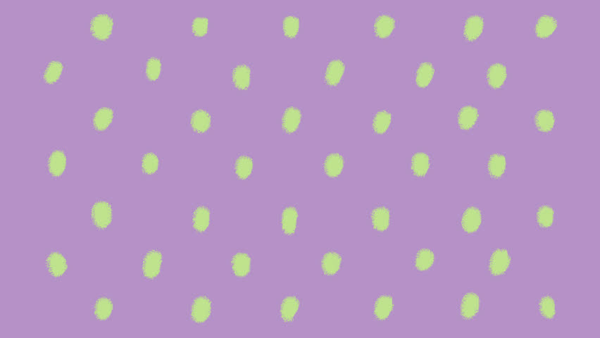 Pastel purple and green hand-drawn patterns, brush strokes, spots, animated backgrounds