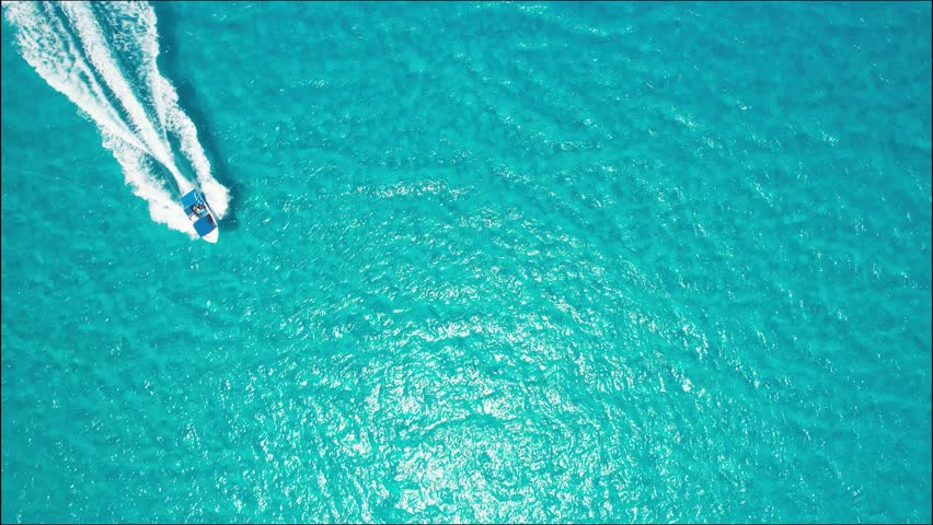 Aerial view of Cancun Hotel Zone from el Mirador