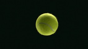 Planet Tennis spinning ball, slow motion studio shot - Powered by Shutterstock - Get 15% off with code: PIKWIZARD15