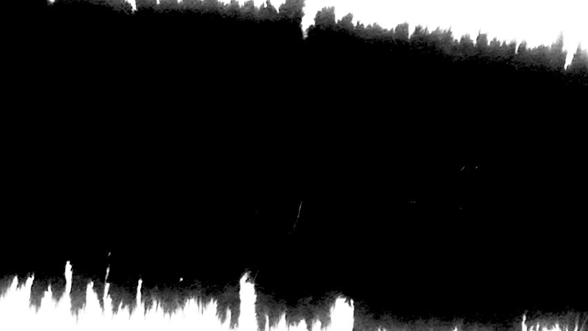drop ink transition, alpha channel footage, black and white paper, vol.12