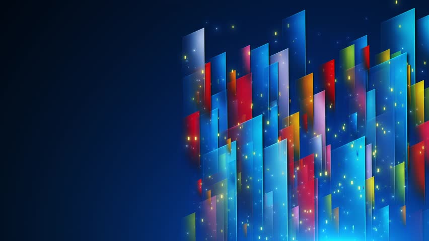 Arrows Digital Cyber Space data stream Particle optical fiber Animation Background Concepts of Finance, Economy, Cryptocurrencies, Blockchain, Technology, Business, Data, Social Media. 3D Illustration