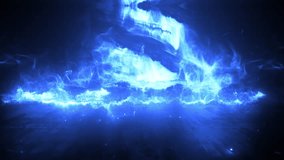 4k blast effect for video overlay effect blue fire burning. fire tornado animation background. fire hurricane effect energy explosion overlay effect - Powered by Shutterstock - Get 15% off with code: PIKWIZARD15