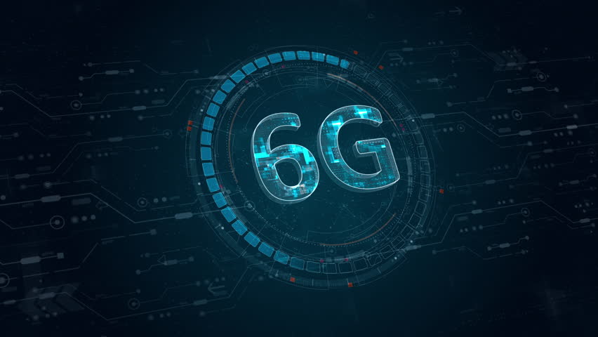 Motion graphic of Blue digital 6G letter and circle futuristic HUD elements with flowing arrows with generation of connection technology concepts on abstract background
 - Powered by Shutterstock - Get 15% off with code: PIKWIZARD15