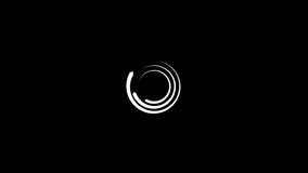 Rotating circle animation. spiral speed lines in circle form. Looping animation of speed circle. - Powered by Shutterstock - Get 15% off with code: PIKWIZARD15