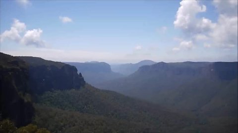 lookout in the Blue Mountains, Australia