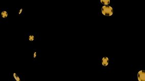 Casino chips falling like rain, a glittering celebration of triumph. Alpha, Transparent background	 - Powered by Shutterstock - Get 15% off with code: PIKWIZARD15