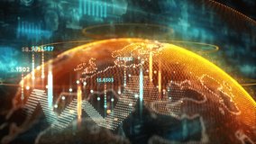 Movement of quotes against the backdrop of the digital planet. - Powered by Shutterstock - Get 15% off with code: PIKWIZARD15