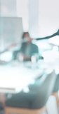 Meeting, presentation and business people in blurred office for discussion, strategy and whiteboard in boardroom. Male presenter, mentor or workshop at table for training, coaching or corporate team - Powered by Shutterstock - Get 15% off with code: PIKWIZARD15