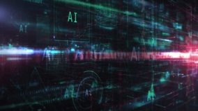 Artificial intelligence in the virtual space of digital data. - Powered by Shutterstock - Get 15% off with code: PIKWIZARD15