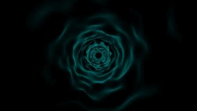 Abstract animation background of flying through a technological futuristic blue neon tunnel. Seamless loop motion graphic of a moving through a space station illuminated with green light. - Powered by Shutterstock - Get 15% off with code: PIKWIZARD15