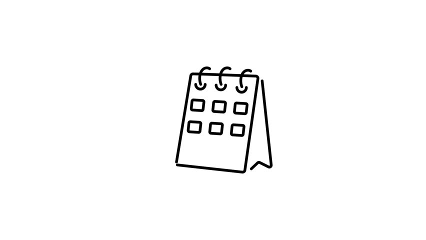 An outline animated icon of seasonal sale 