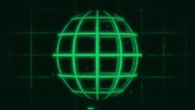 Retro-Futuristic pixelate Monitor synthwave style. Retro CCTV or VHS pixel Wireframe. Abstract digital background. 80s, 90s Retro futurism, Retro wave cyberpunk grid matrix style. retro grid globe - Powered by Shutterstock - Get 15% off with code: PIKWIZARD15