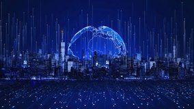 Network connection earth AI research Artificial intelligence digital technology connection, internet, Virtual reality big data analytics business concepts, e-commerce, social. 3D Illustration - Powered by Shutterstock - Get 15% off with code: PIKWIZARD15