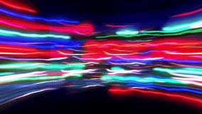 Light and stripes moving fast over dark background. Hyperdrive High Speed. Abstract Technology Fast Light Strokes. Lines Light Speed Tunnel Background. laser, night club, equalizer. light and fast.  - Powered by Shutterstock - Get 15% off with code: PIKWIZARD15