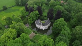 drone video Créminil castle france europe