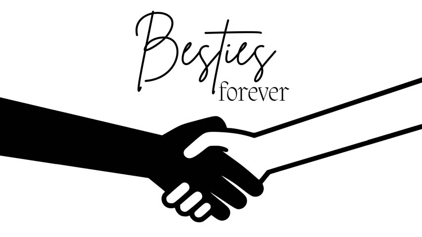  Celebrate your unbreakable bond with this animated "Besties Forever" vector illustration. Perfect for greeting cards, social media posts, and gifts