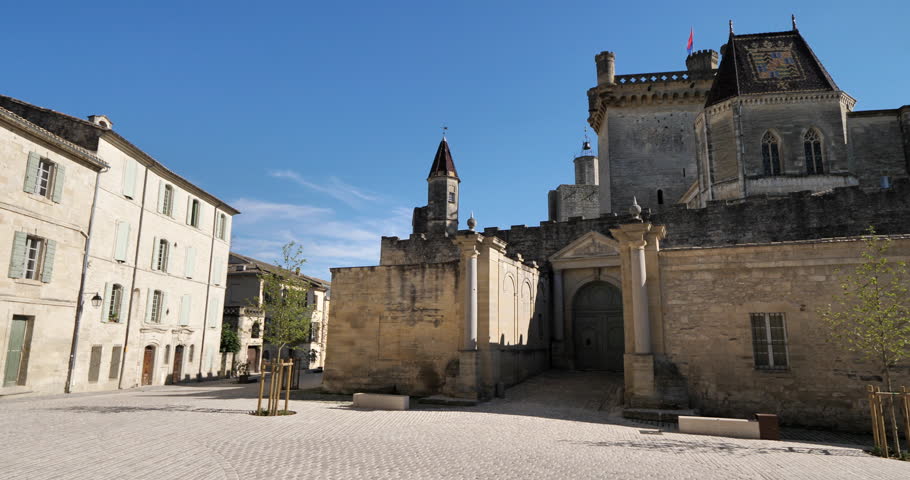 The duche palace, Uzes, Gard department, France