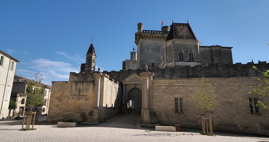The duche palace, Uzes, Gard department, France