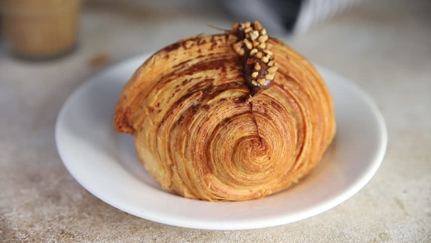 croissant sweet baking fresh bakery delicious appetizer meal food snack on the table copy space food background rustic top view