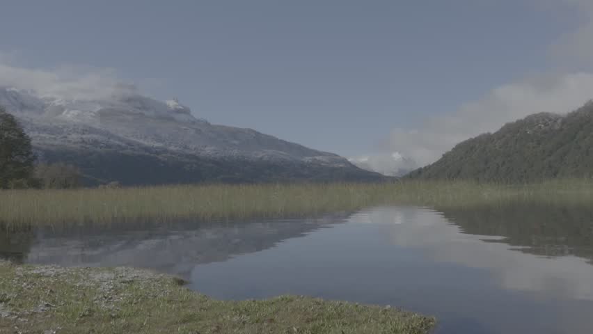 View along the Road of the 7 Lakes in Patagonia Argentina in Nahuel Huapi National Park